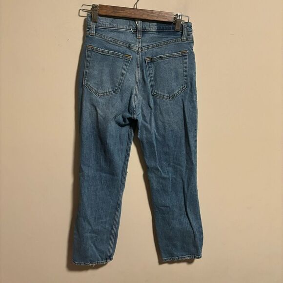 Abercrombie & Fitch Ultra High Rise Ankle Straight Jean Size 0 (25S) - Picture 5 of 8